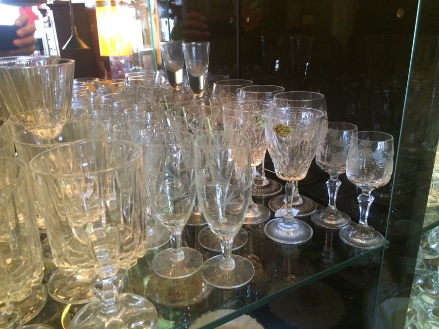 Huge Glass Crystal Lot - Entire Contents of China Cabinet [Photo 5]