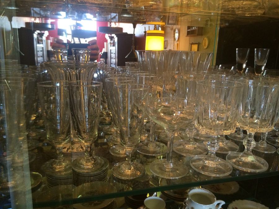 Huge Glass Crystal Lot - Entire Contents of China Cabinet [Photo 6]
