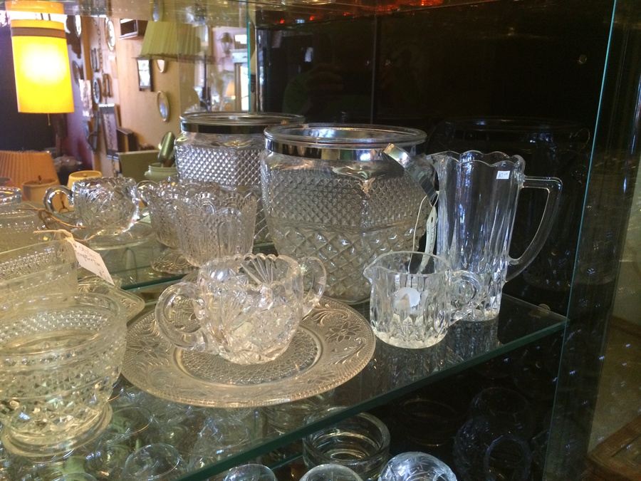 Huge Glass Crystal Lot - Entire Contents of China Cabinet [Photo 14]