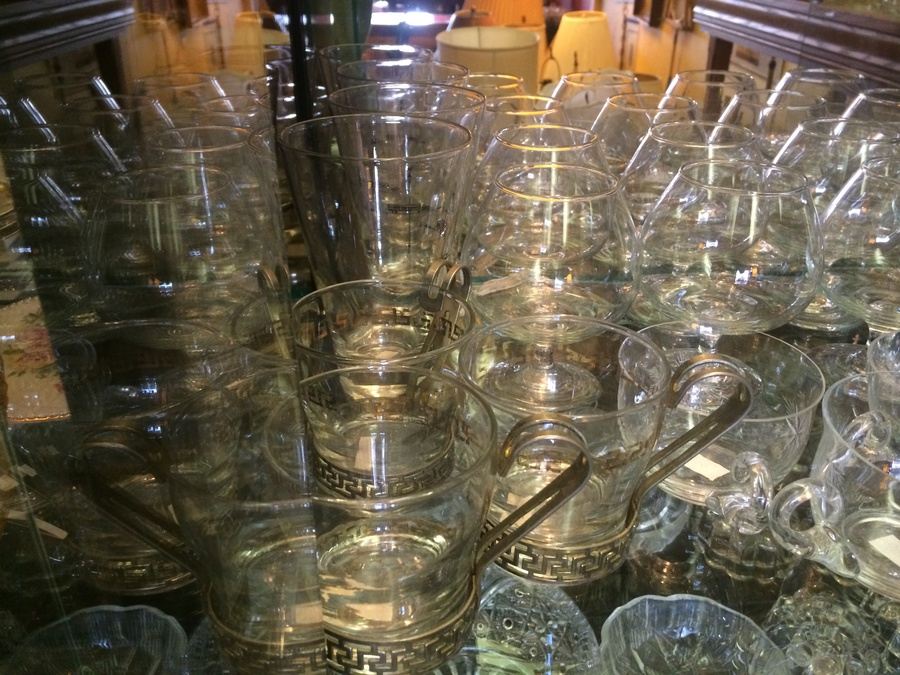 Huge Glass Crystal Lot - Entire Contents of China Cabinet [Photo 17]