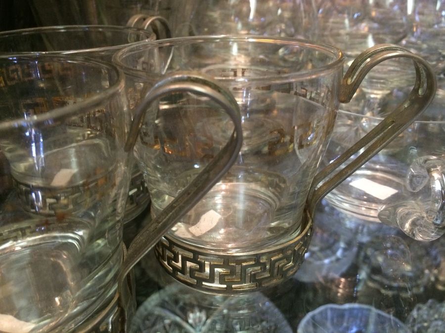 Huge Glass Crystal Lot - Entire Contents of China Cabinet [Photo 18]