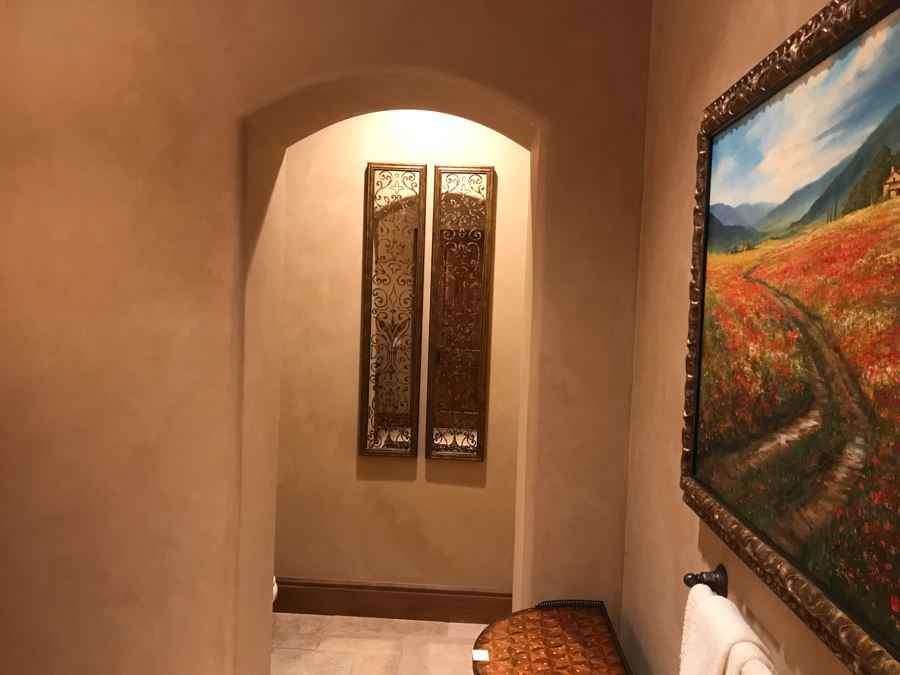 Pair Of Maitland-Smith Designer Wall Mirrors Each Measures 12W X 5'H [Photo 4]