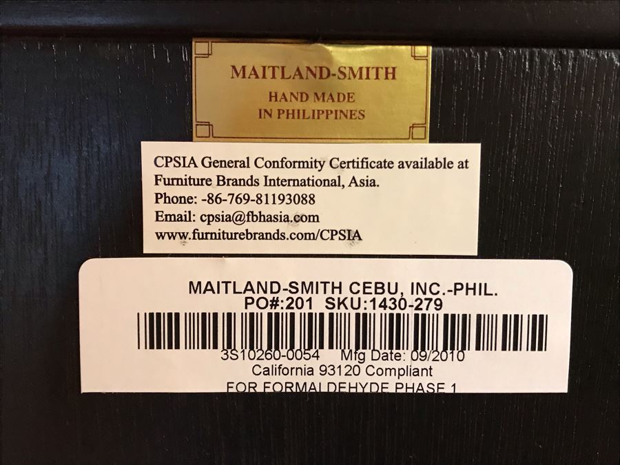 Pair Of Maitland-Smith Designer Wall Mirrors Each Measures 12W X 5'H [Photo 9]