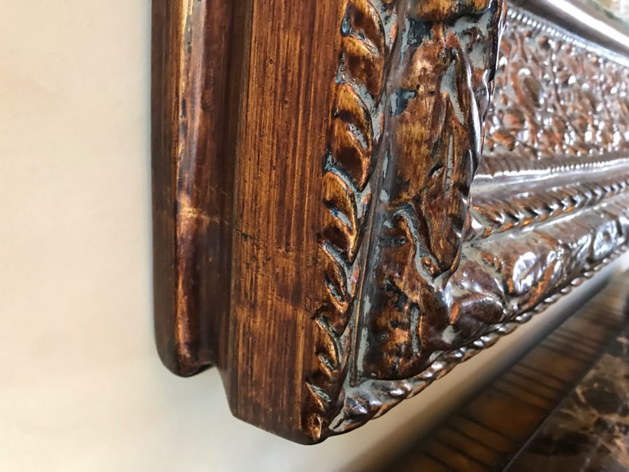 Pair Of Decorative Lightweight (Not Wood) Designer Beveled Glass Mirrors By Stein World, Inc. 41 X 53 Pair Retails $1,340 [Photo 10]