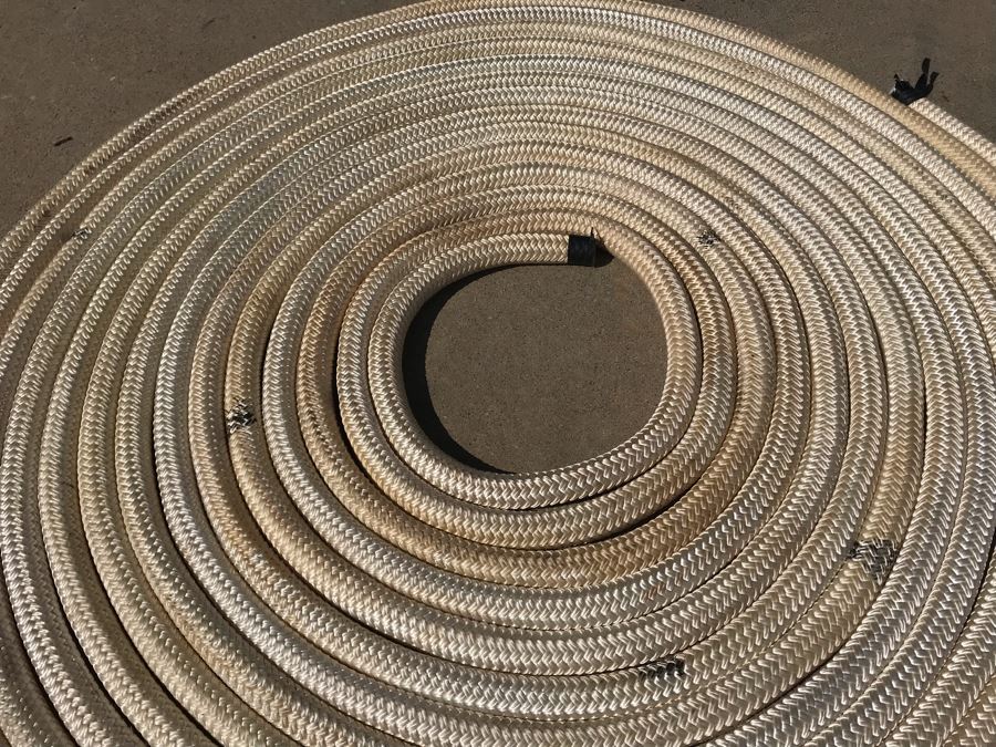 Long Braided Nautical Rope 88' Long X 1' Thick [Photo 4]