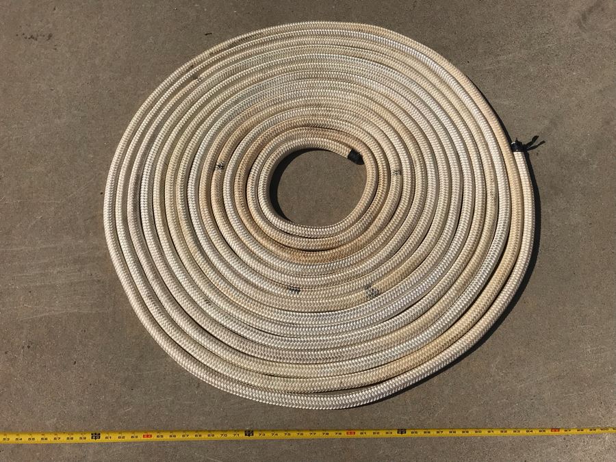 Long Braided Nautical Rope 88' Long X 1' Thick [Photo 6]