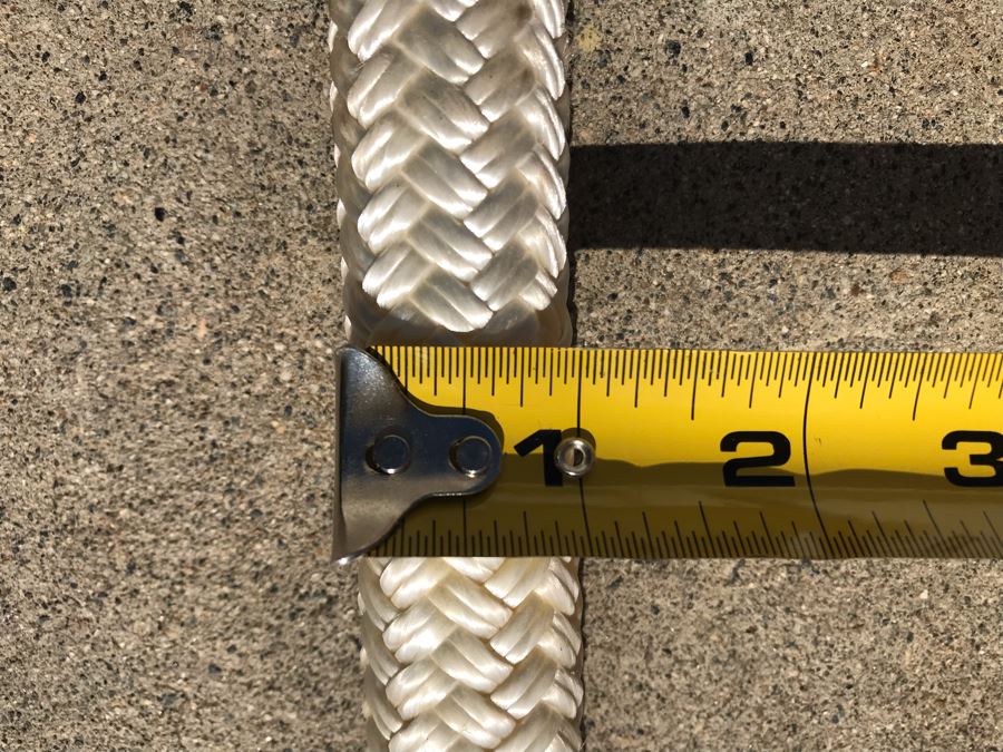 Long Braided Nautical Rope 88' Long X 1' Thick [Photo 7]