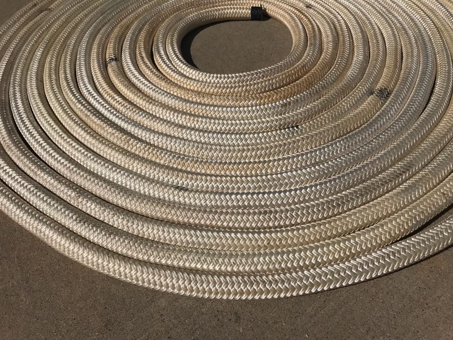 Long Braided Nautical Rope 88' Long X 1' Thick [Photo 5]