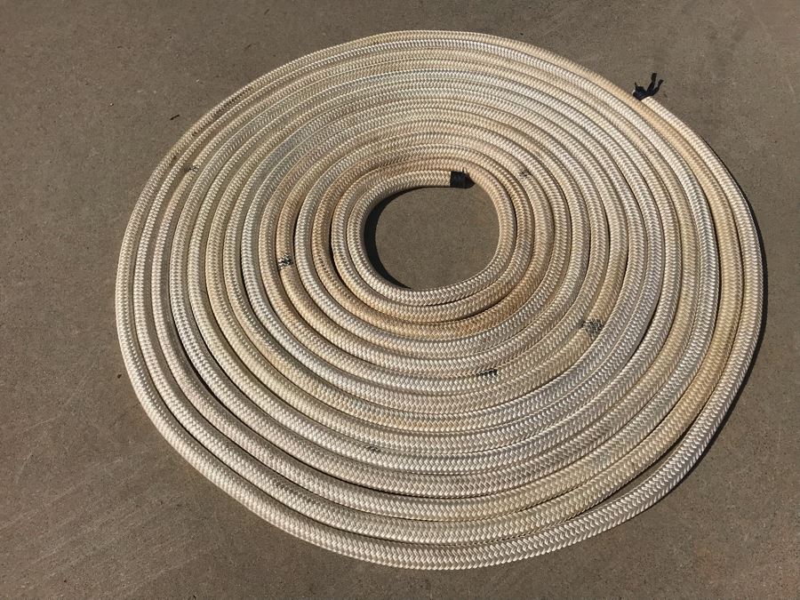 Long Braided Nautical Rope 88' Long X 1' Thick [Photo 2]