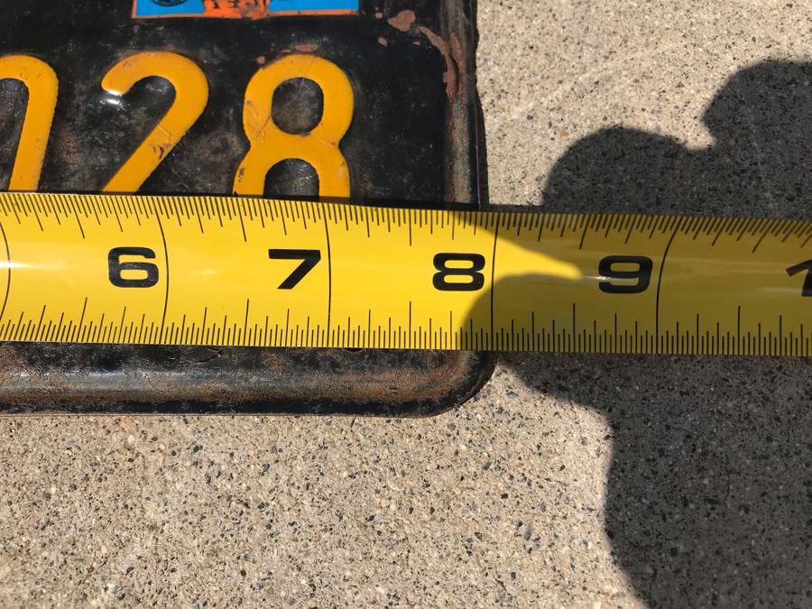 Vintage Sixties California Motorcycle License Plate 8 X 5 [Photo 5]