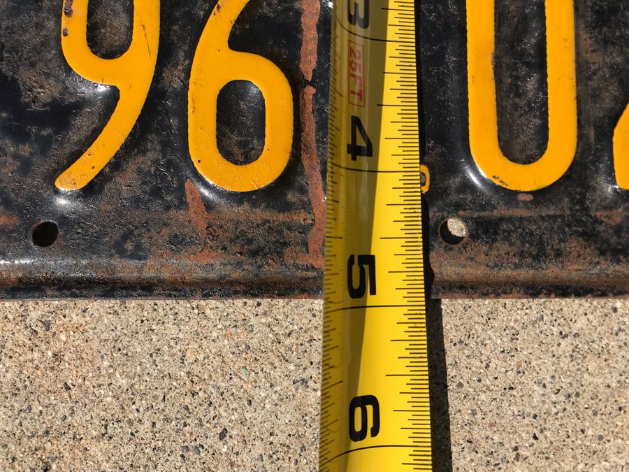 Vintage Sixties California Motorcycle License Plate 8 X 5 [Photo 6]