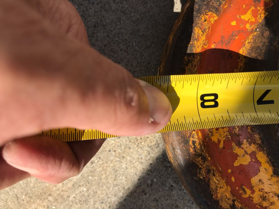 Vintage Industrial Steel Sling Hook XB22 SK-18/20-8 13'L X 8.5'W [Photo 7]