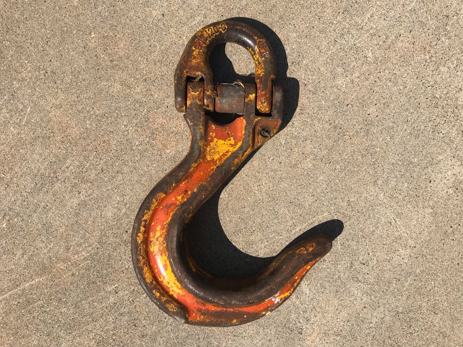 Vintage Industrial Steel Sling Hook XB22 SK-18/20-8 13'L X 8.5'W [Photo 5]