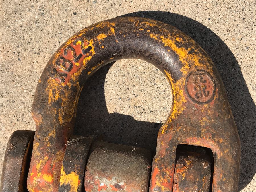 Vintage Industrial Steel Sling Hook XB22 SK-18/20-8 13'L X 8.5'W [Photo 4]