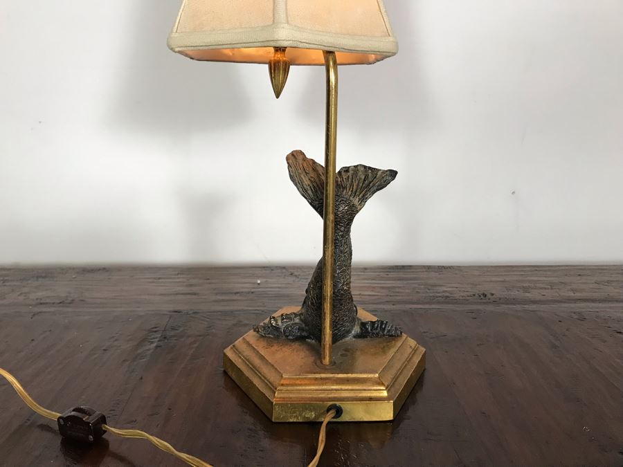 JUST ADDED - Fish Motif Table Lamp 23H [Photo 7]