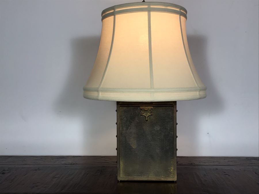 JUST ADDED - Brass Designer Table Lamp 29H [Photo 2]