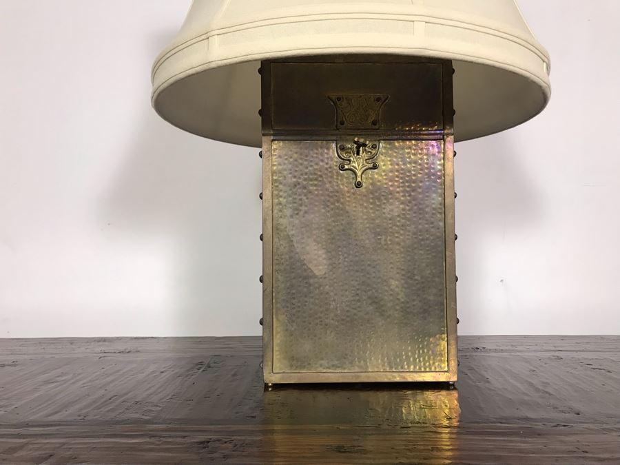 JUST ADDED - Brass Designer Table Lamp 29H [Photo 8]