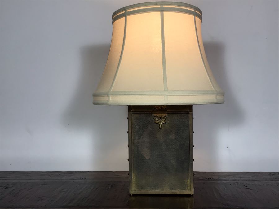 JUST ADDED - Brass Designer Table Lamp 29H [Photo 3]