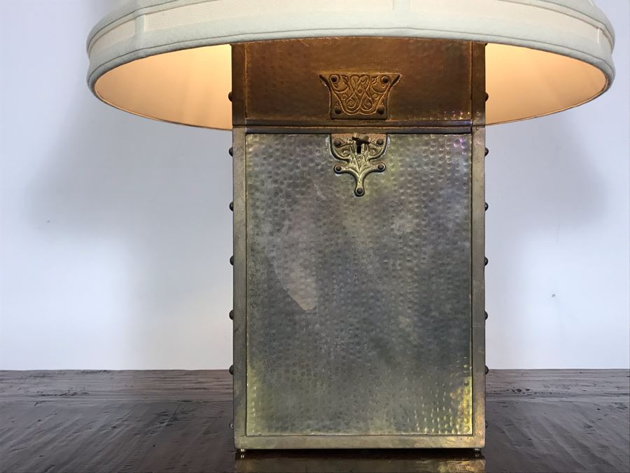 JUST ADDED - Brass Designer Table Lamp 29H [Photo 4]