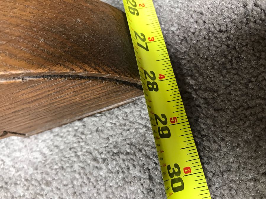 JUST ADDED - Pair Of Custom Made Hand Carved Oak Wooden Filing Cabinets 27W X 28D X 29.5H [Photo 15]