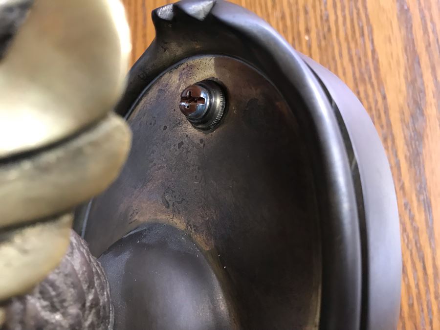 JUST ADDED - Vintage Brass Swan Wall Sconce Light With Electrical Plug 5W X 21L [Photo 9]