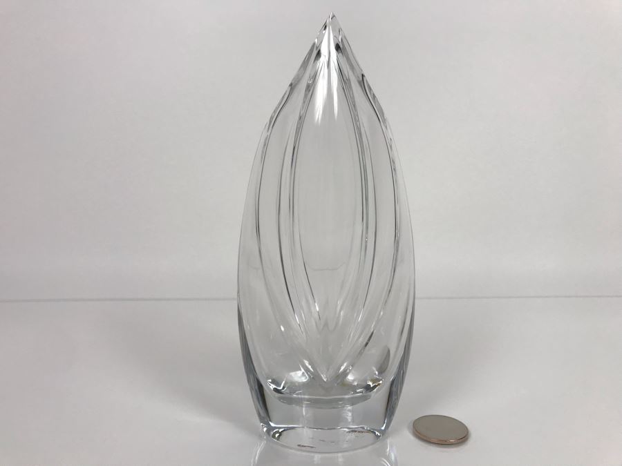 JUST ADDED - Baccarat France Crystal Vase 7H X 3W