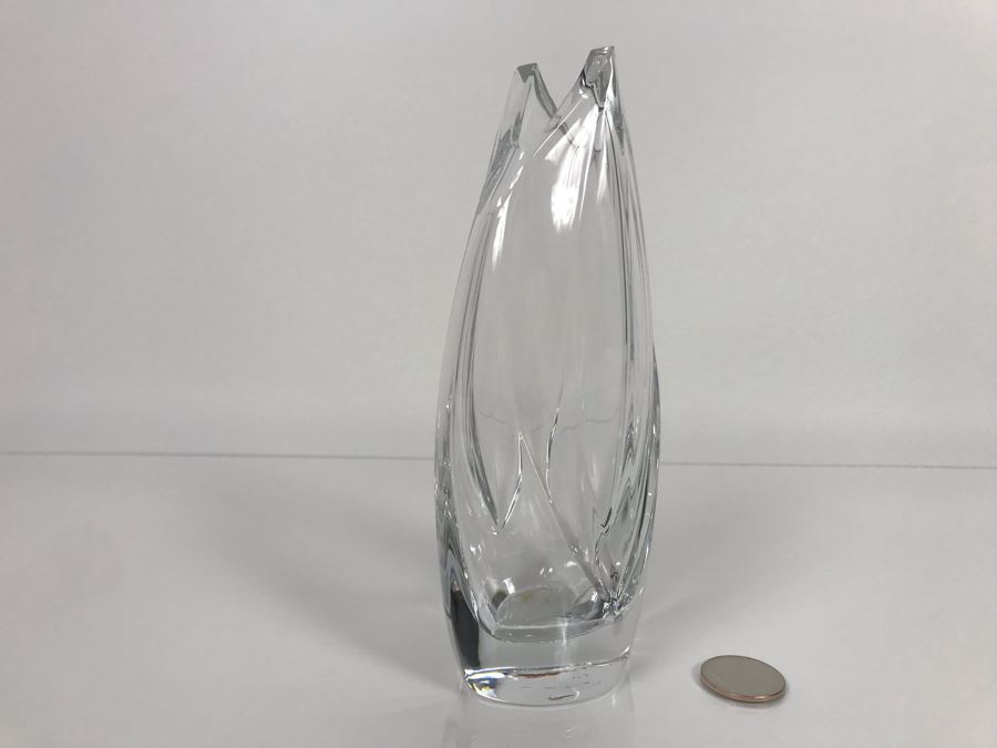 JUST ADDED - Baccarat France Crystal Vase 7H X 3W [Photo 5]