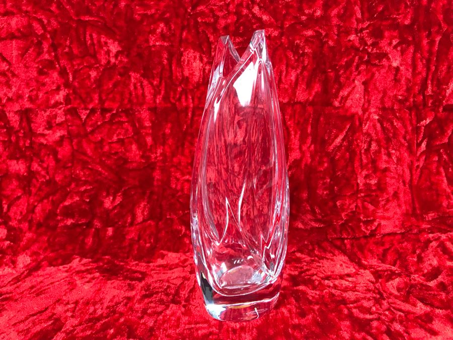 JUST ADDED - Baccarat France Crystal Vase 7H X 3W [Photo 4]