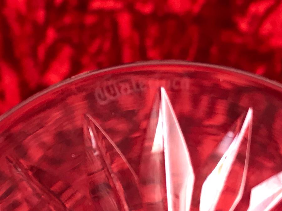 JUST ADDED - Set Of Four Waterford Crystal Blown Glasses Stemware 7 5/8H (MOE) [Photo 5]