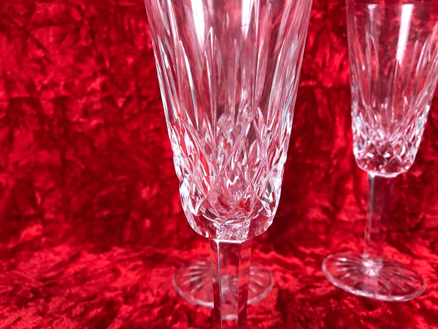 JUST ADDED - Set Of Four Waterford Crystal Blown Glasses Stemware 7 5/8H (MOE) [Photo 4]