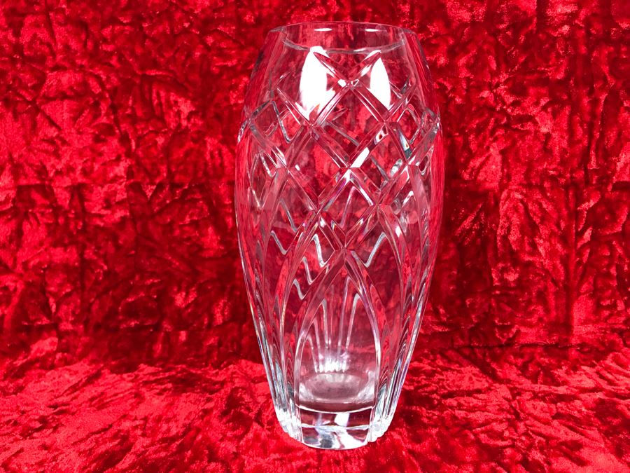 JUST ADDED - Rogaska Cut Crystal Vase 8.25H (MOE) [Photo 2]