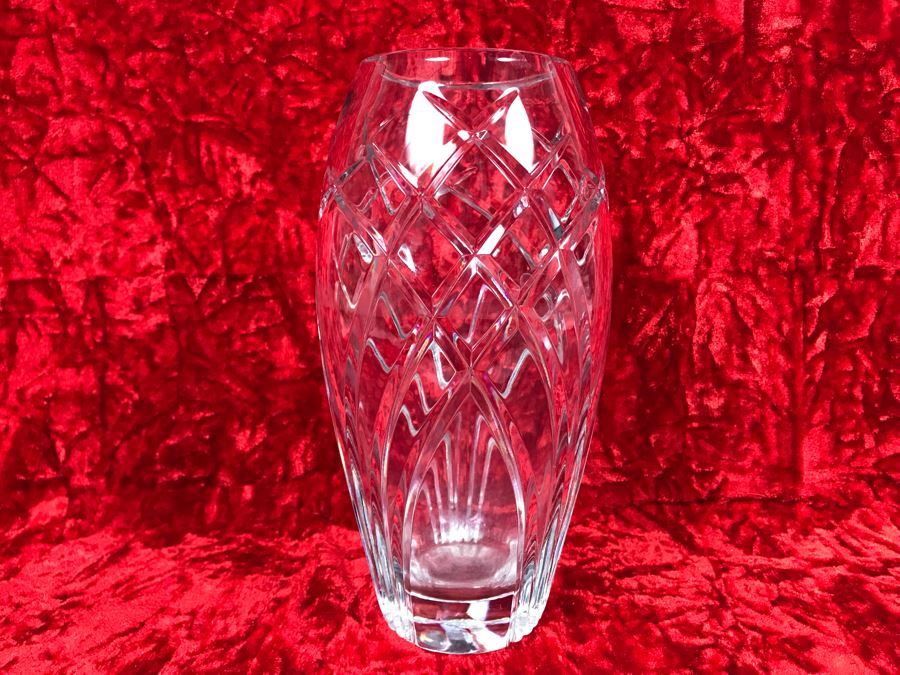 JUST ADDED - Rogaska Cut Crystal Vase 8.25H (MOE) [Photo 1]