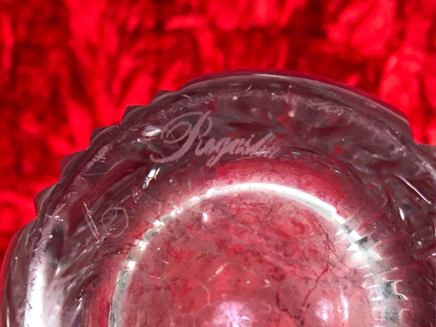 JUST ADDED - Rogaska Cut Crystal Vase 8.25H (MOE) [Photo 5]