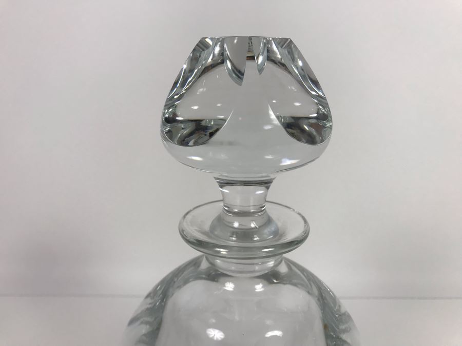 JUST ADDED - Vintage Mid-Century Modern Moser Hand Blown Bar Crystal Liquour Decanter Made In Czechoslovakia 11.5H Retails New $965 (MOE) [Photo 7]
