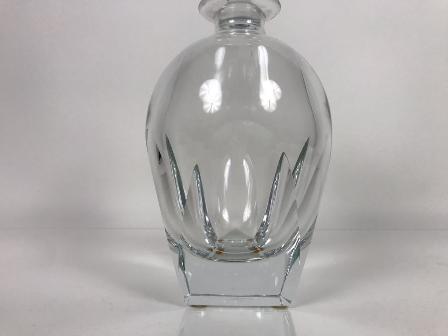 JUST ADDED - Vintage Mid-Century Modern Moser Hand Blown Bar Crystal Liquour Decanter Made In Czechoslovakia 11.5H Retails New $965 (MOE) [Photo 3]