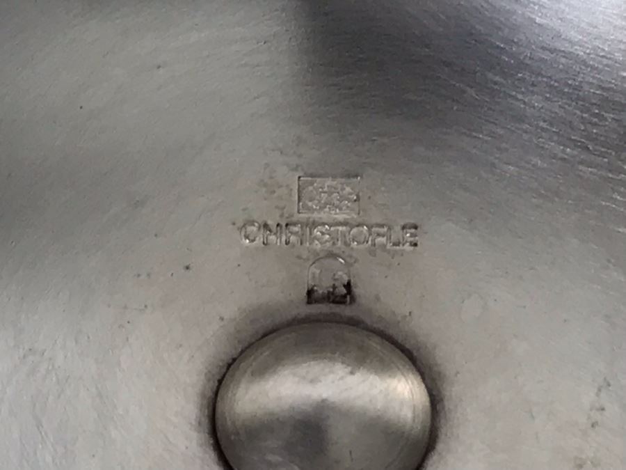 JUST ADDED - (1) Vintage Christofle Figural Naked Man Grape Motif Stem Silverplate Goblet 5.5W X 9.25H (MOE) [Photo 13]