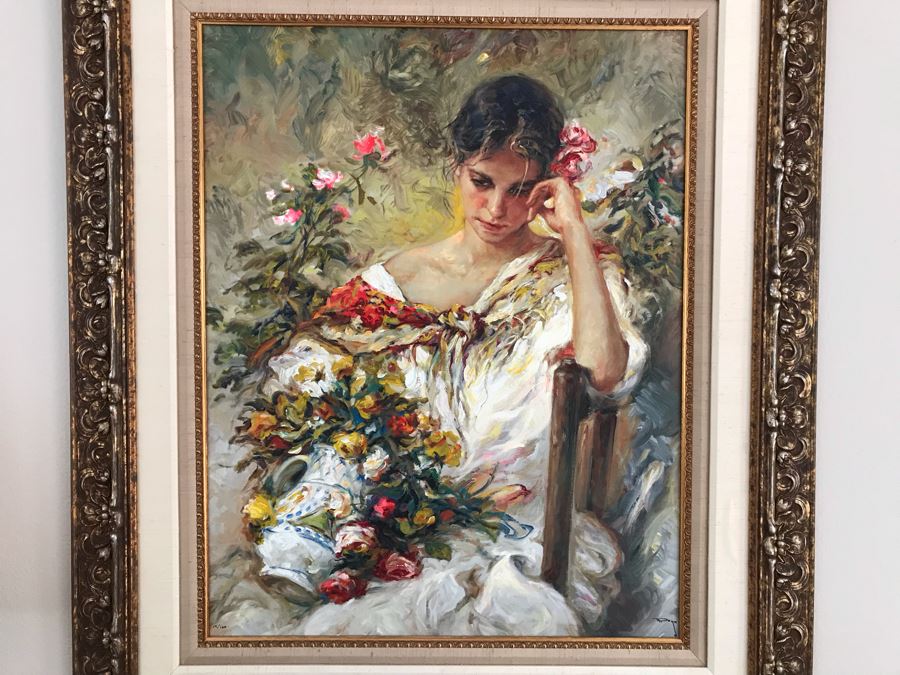 JUST ADDED - José Royo Hand Signed Limited Edition Serigraph In Stunning Frame 28W X 36H (MOE)