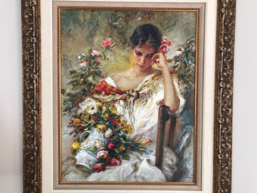 JUST ADDED - José Royo Hand Signed Limited Edition Serigraph In Stunning Frame 28W X 36H (MOE) [Photo 4]
