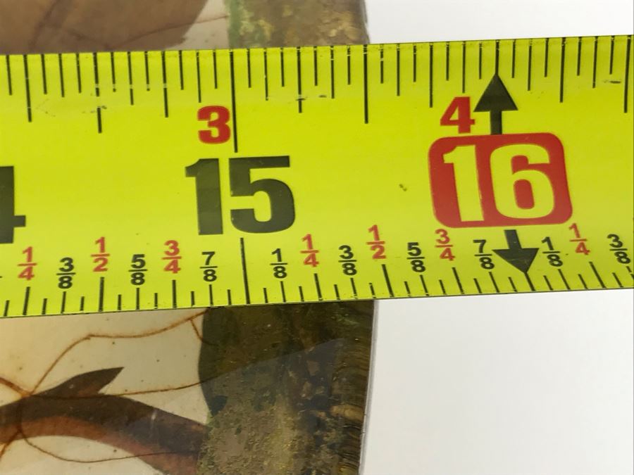 JUST ADDED - Hand-Signed Lesley Roy Footed Centerpiece Bowl Grape Motif 16R X 8H (MOE) [Photo 10]