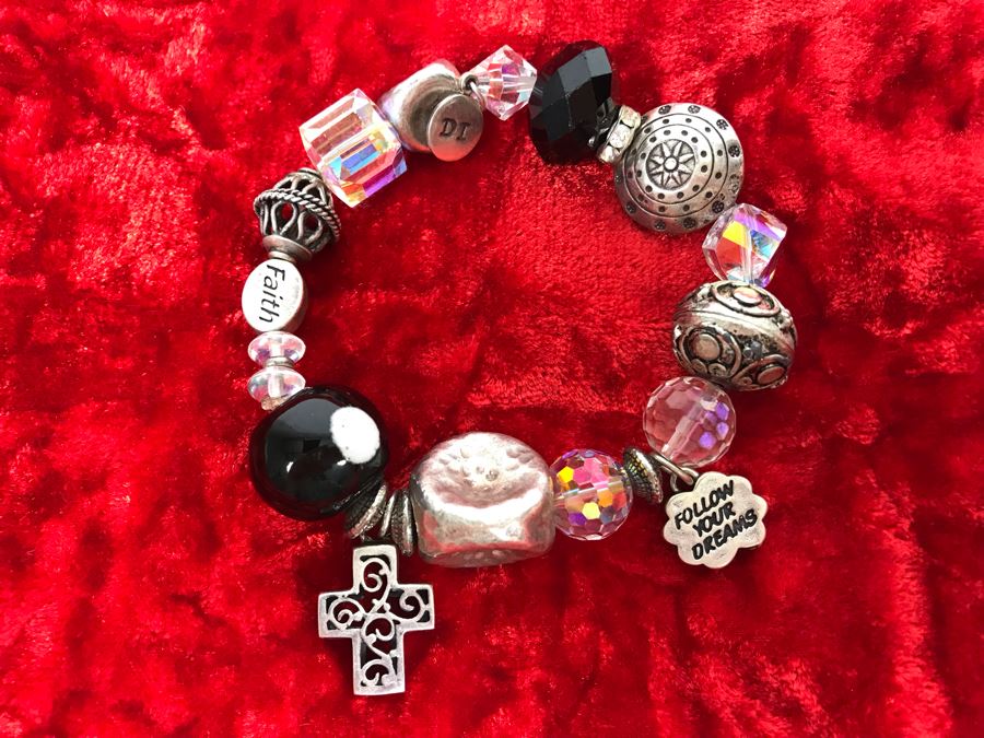 JUST ADDED - Sterling Silver Charm Bracelet 58.7g (MOE) [Photo 2]