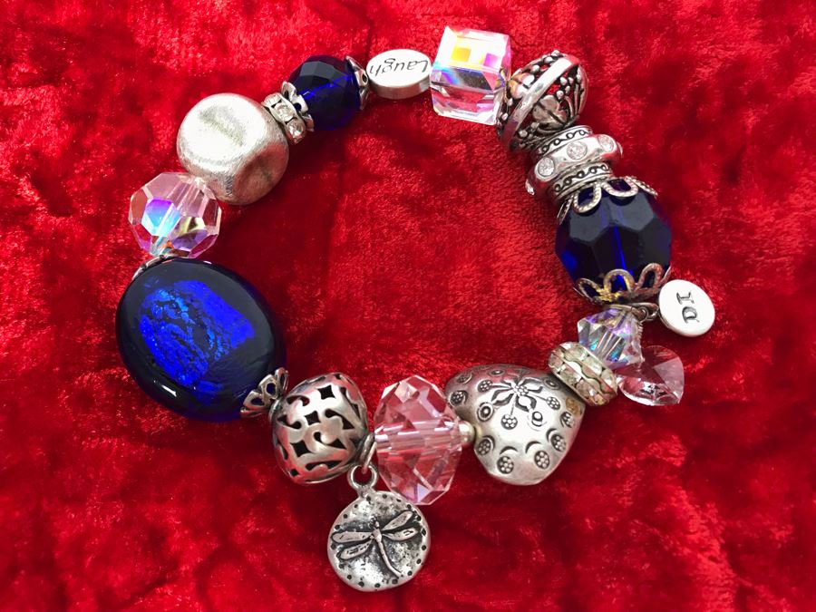 JUST ADDED - Sterling Silver Charm Bracelet 61.2g (MOE) [Photo 2]