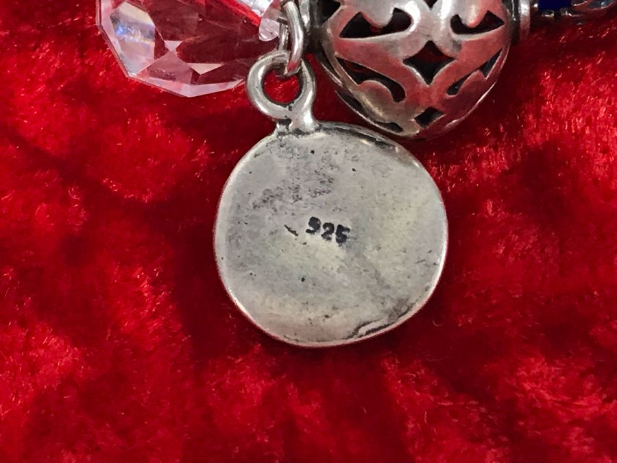 JUST ADDED - Sterling Silver Charm Bracelet 61.2g (MOE) [Photo 11]