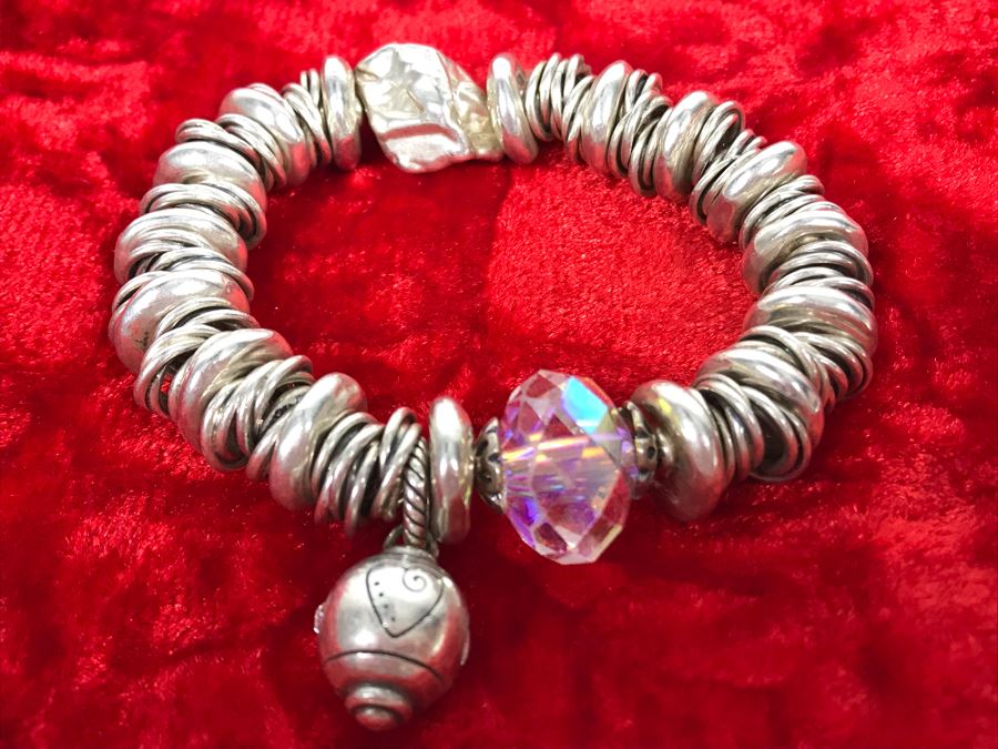 JUST ADDED - Sterling Silver Charm Bracelet 71.1g (MOE) [Photo 2]