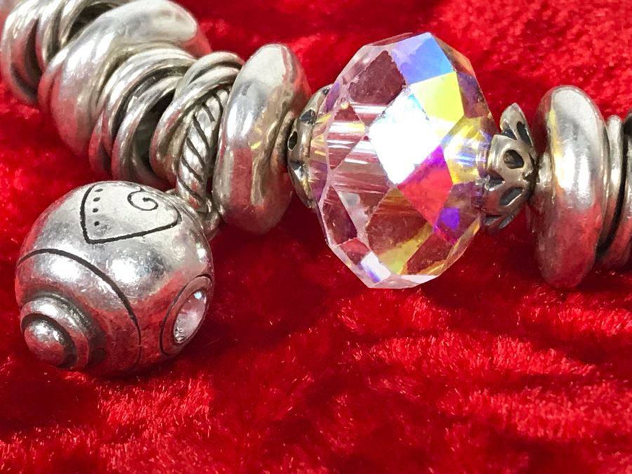 JUST ADDED - Sterling Silver Charm Bracelet 71.1g (MOE) [Photo 5]