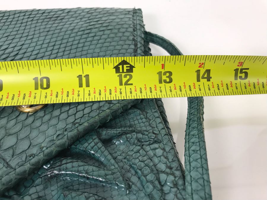 JUST ADDED - Vintage Carlo Fiori Italy Leather Handbag 12 X 8 [Photo 9]