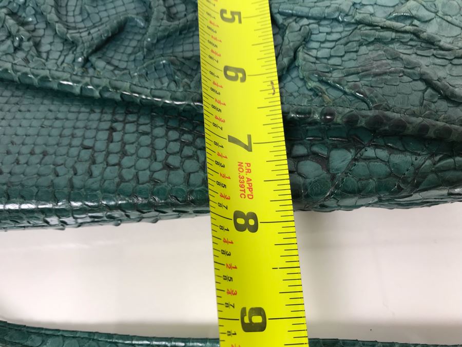 JUST ADDED - Vintage Carlo Fiori Italy Leather Handbag 12 X 8 [Photo 10]