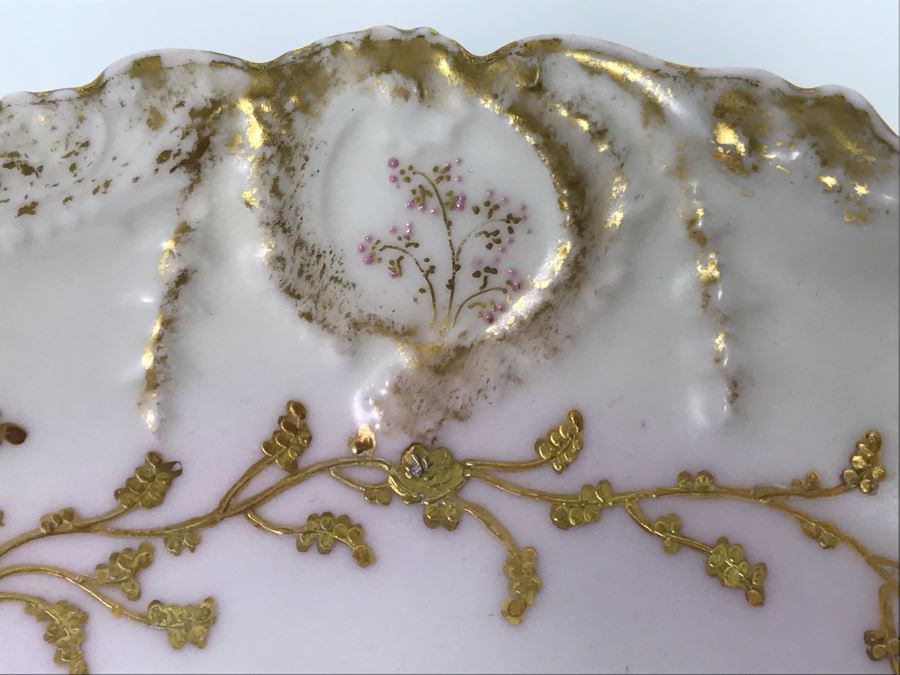 JUST ADDED - Vintage Limoges France Serving Bowl 8.5W X 2H (MOE) [Photo 6]