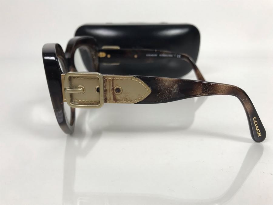 JUST ADDED - Women's Coach Eyeglasses Frames HC 8228 With Coach Case (Lenses Are Prescription) [Photo 1]