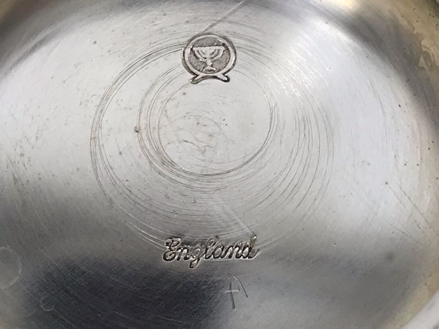 LAST MINUTE ADD - Vintage Elegant Barker Ellis Silverplate Caviar Server England 6W X 6.5H (MOE) [Photo 7]