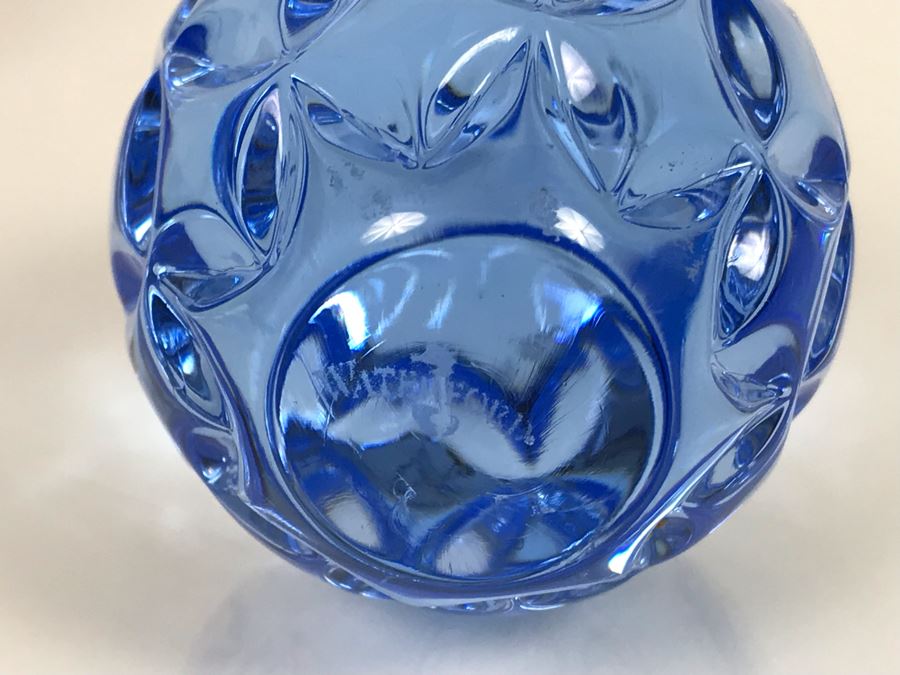 LAST MINUTE ADD - Pair Of Waterford Colored Crystal Eggs 2.5H [Photo 4]